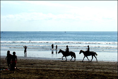Horseback riding at Jaco Beach